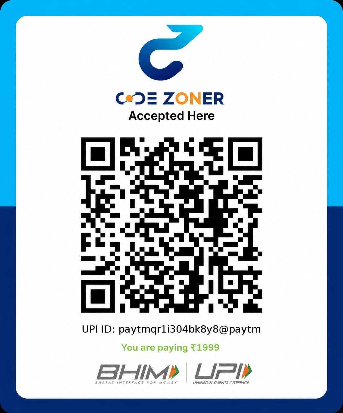 UPI Payment QR Code
